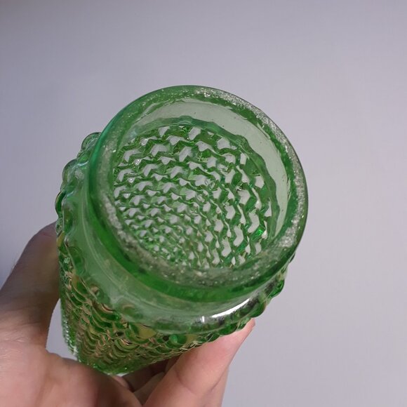 Vintage Art Deco Wall Lamp bullet torpedo glass shade sconce 1930's GREEN - RARE - Picture 6 of 15